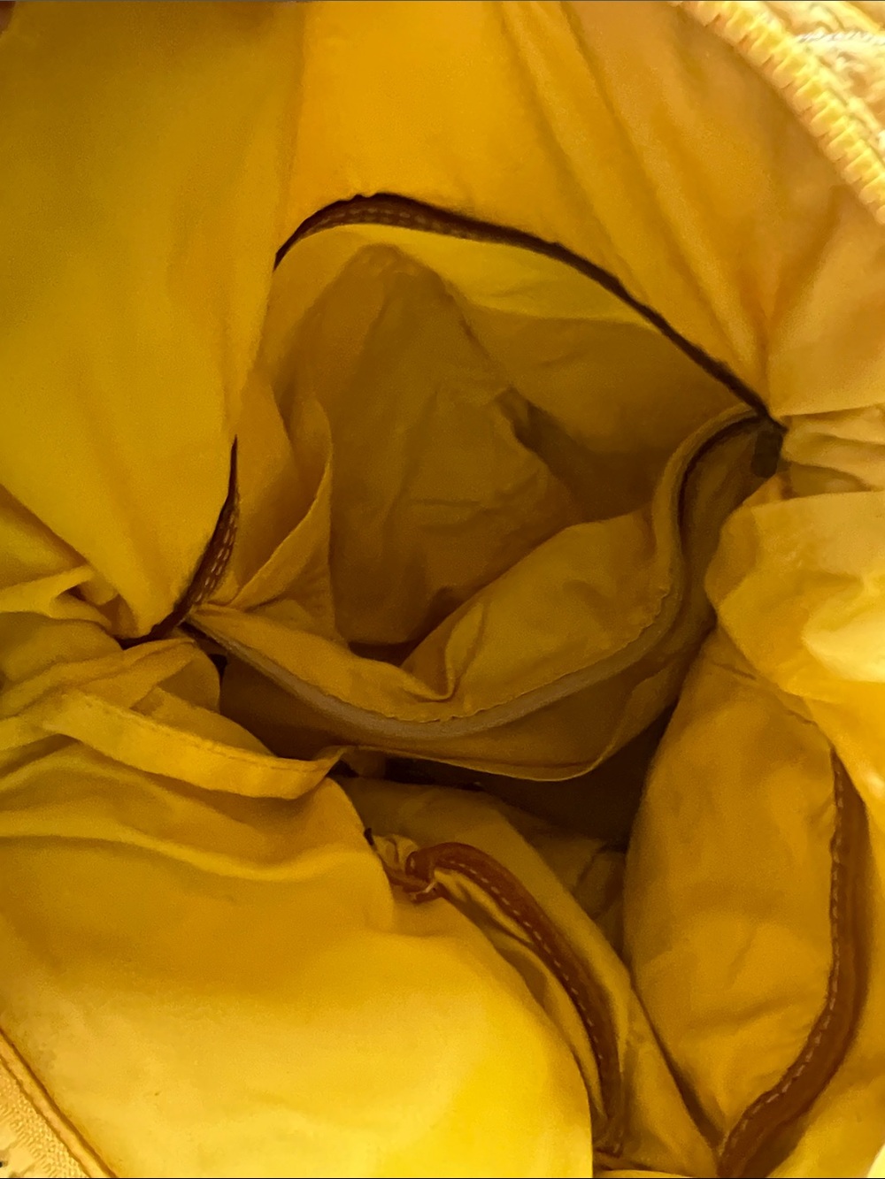 MZ Wallace Yellow Blue Ombre Quilted Crossbody Tote - Picture 7 of 11